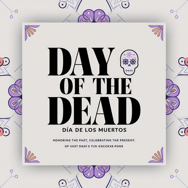 Photo a book that says day of the dead