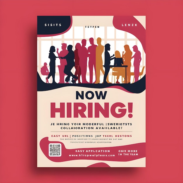 a book that says now hiring on it