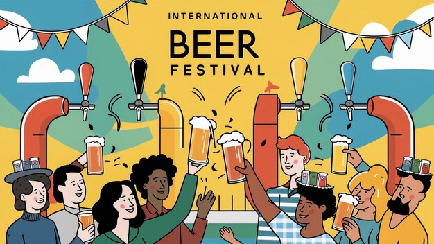 a book titled beer festival is titled beer festival