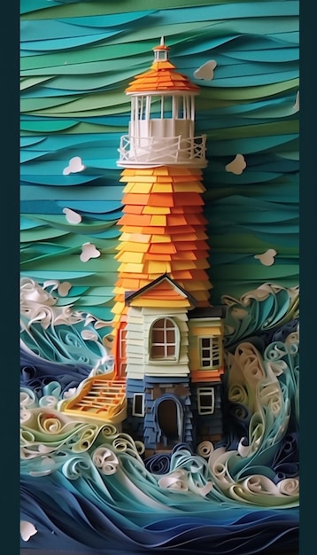 A book titled " the lighthouse " is displayed.