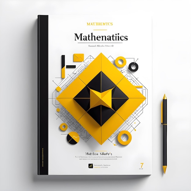 a book titled maths is on a white background