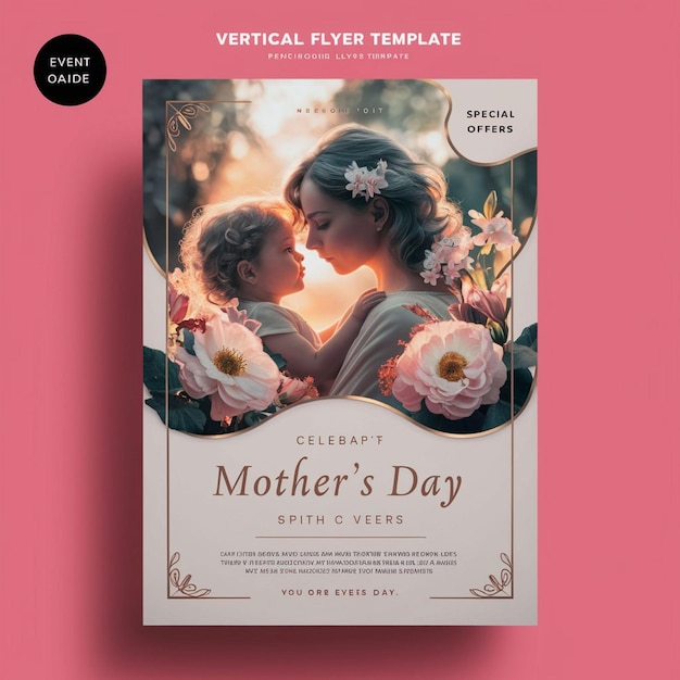 Photo a book titled the mother days day is called mothers day