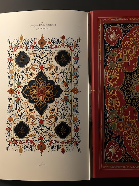 a book with arabic calligraphy on the cover