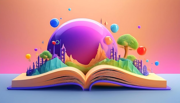 a book with a book titled the planet