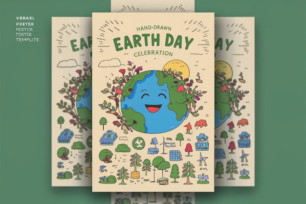 a book with a cartoon image of earth day day written on it