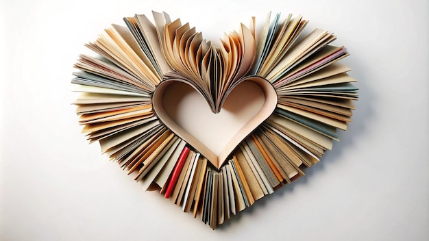 a book with the heart on the top of it