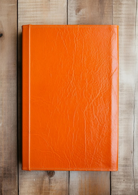 a book with a leather cover that says the word " on it.