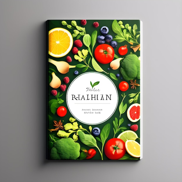 a book with a picture of a fruit on it