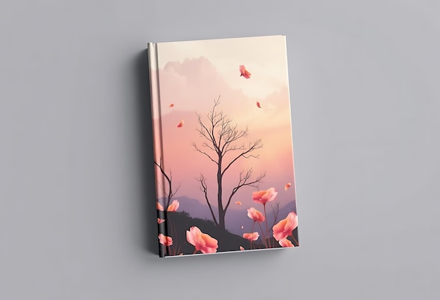 a book with a tree and the sky in the background