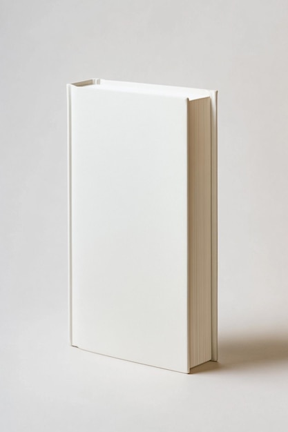 Photo a book with a white cover that says the bottom of it