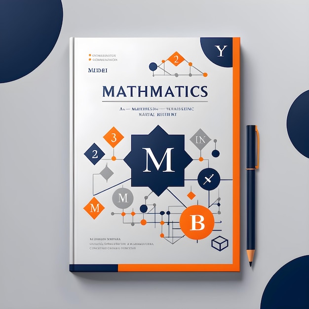 a book with the word math written on it