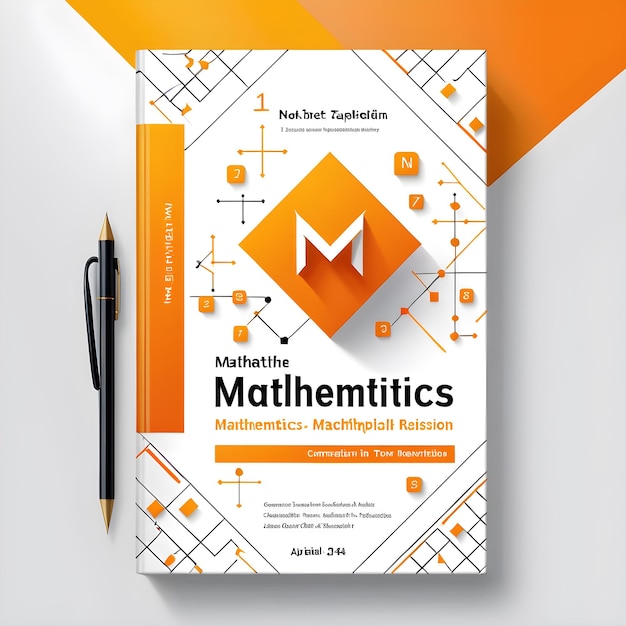 a book with the word maths on it