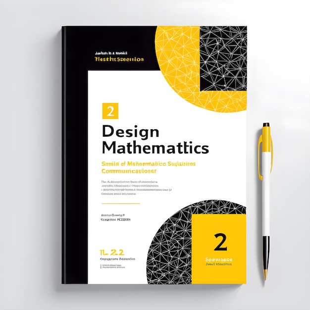 a book with a yellow design on it that says design 3 3 3