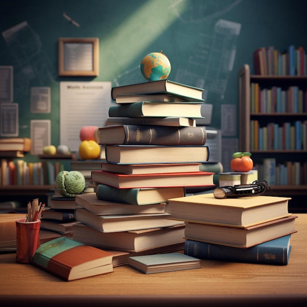 Books on school board background