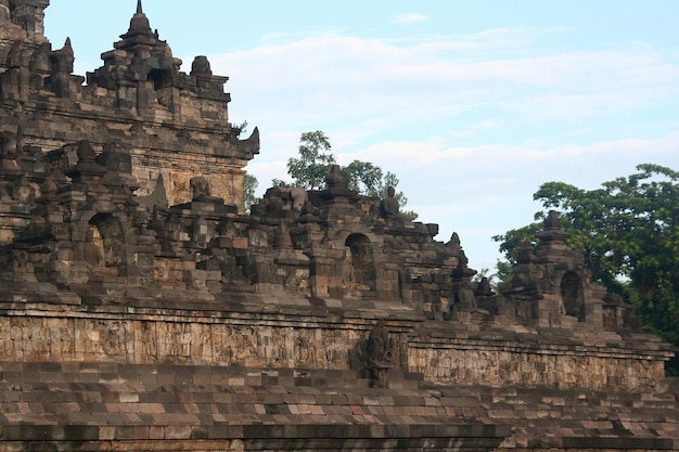 Borobudur temple in Yogyakarta in Indonesia