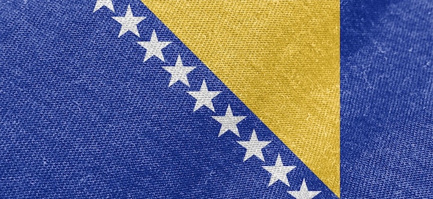 Bosnia and Herzegovina fabric flag cotton material wide flags wallpaper-colored fabric Bosnia flag