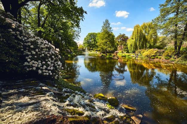 Botanical Garden of the University in Wroclaw, Poland. 