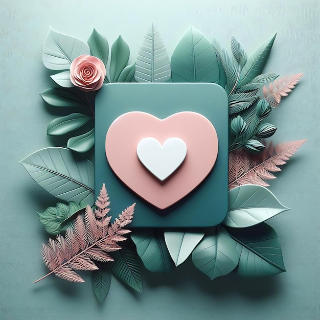 Botanical Heart Concept