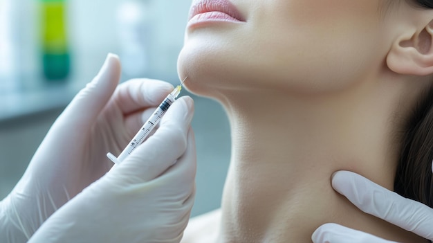 Botox Injection to Smooth Neck Bands