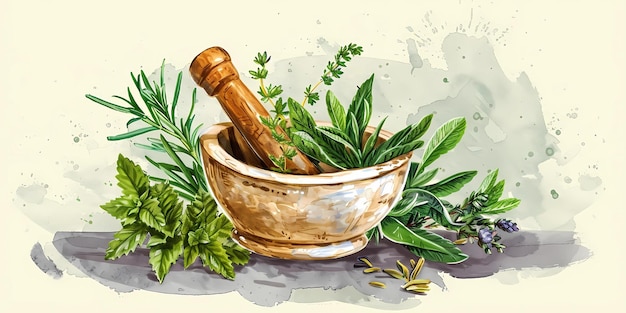 a bottle of champagne and a bottle of rosemary