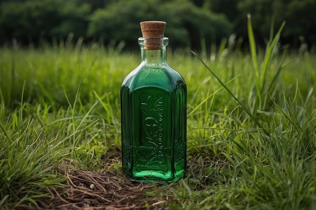 Bottle in the Green Field