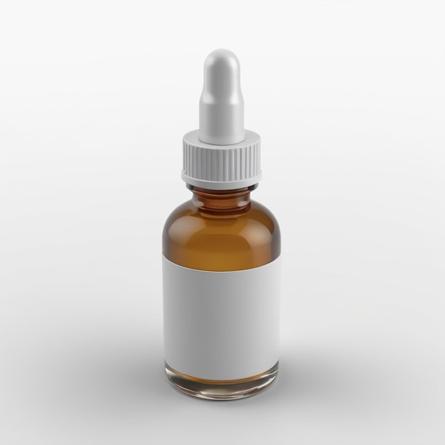 a bottle of medicine with a white cap