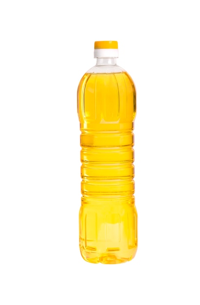 Bottle of oil, isolated