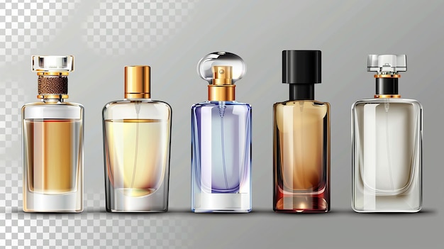 a bottle of perfume with the top left of it