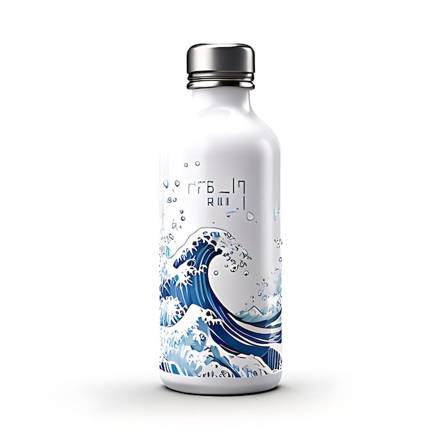 Photo a bottle of water that says quot ocean quot on the bottom