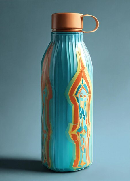 Photo a bottle with a handle that says quot copper quot on it