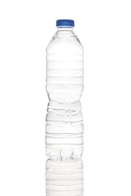 Bottled water isolated