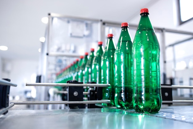 Bottling factory producing drinking water