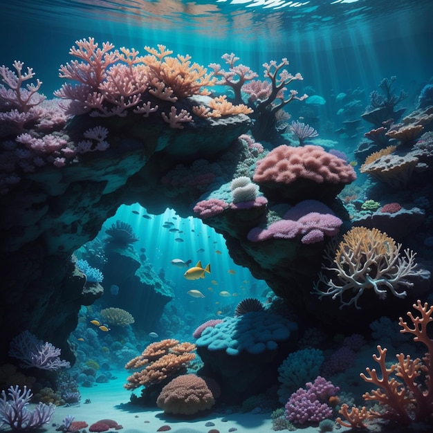 Bottom Of The Sea Landscape