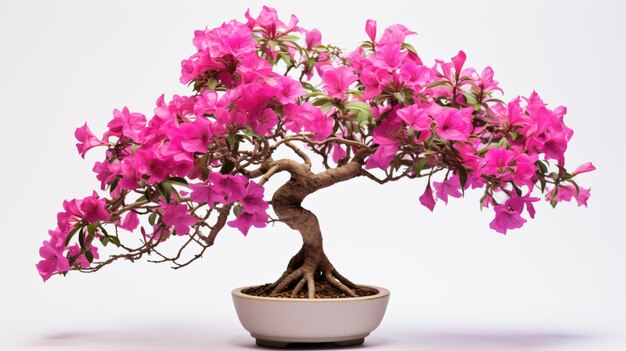 Bougainvillea flower plant isolated on white background