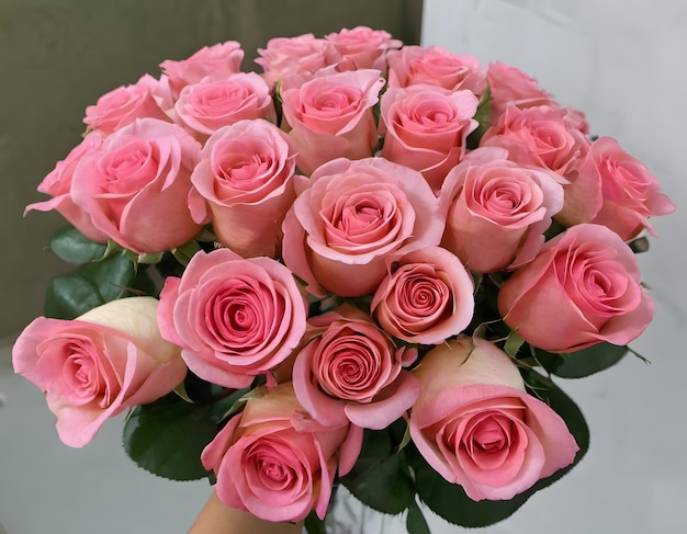 Bouquet of beautiful roses