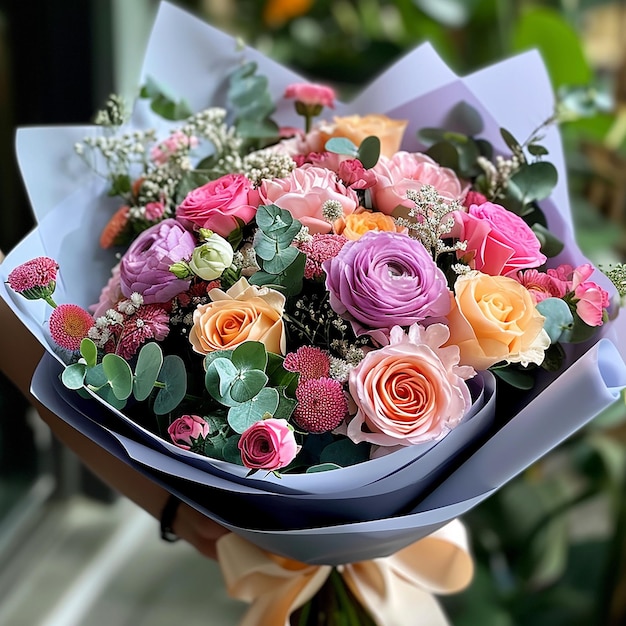 a bouquet of flowers from the company of the company