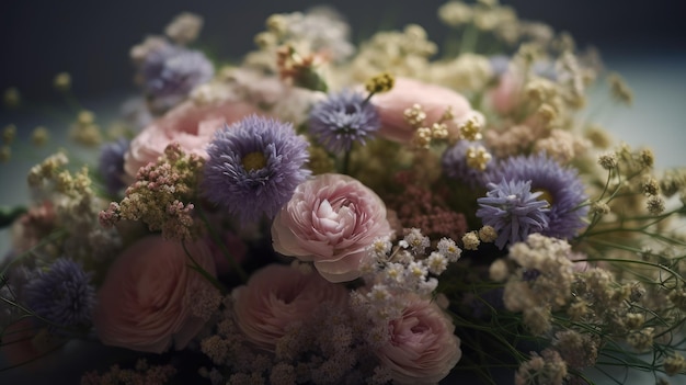 A bouquet of flowers from the company of the year 2019.