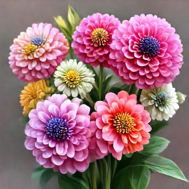 a bouquet of flowers from the garden of flowers