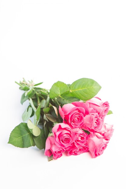 Bouquet of pink roses 