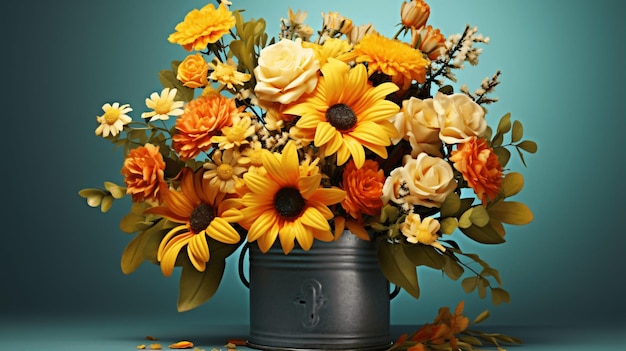 Bouquet of yellow flowers