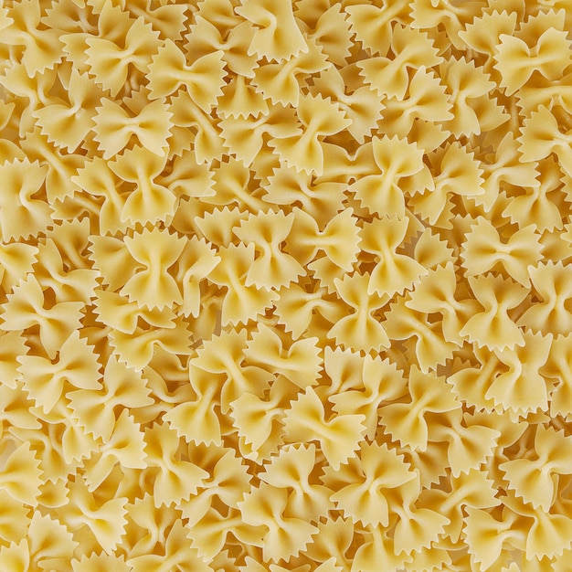 Bow tie pasta background