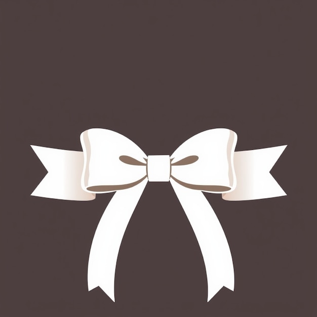 Photo a bow with a ribbon that says bow on it