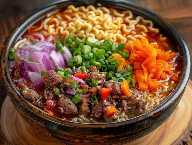 A bowl of braised beef noodles