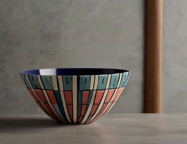 A bowl clear picture a modern and delicate style Created by AI