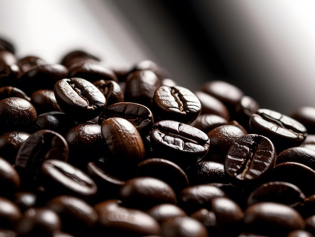 Photo a bowl of coffee beans