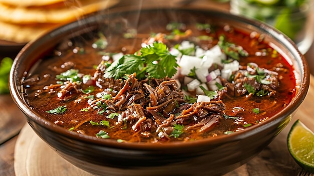 a bowl of food with a spoon and a bowl of chili with a spoon