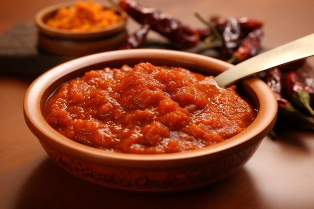 a bowl of food with a spoon in it that says  curry