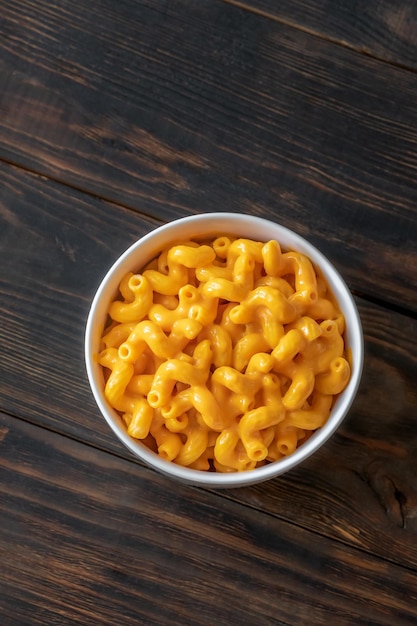 Bowl of macaroni and cheese