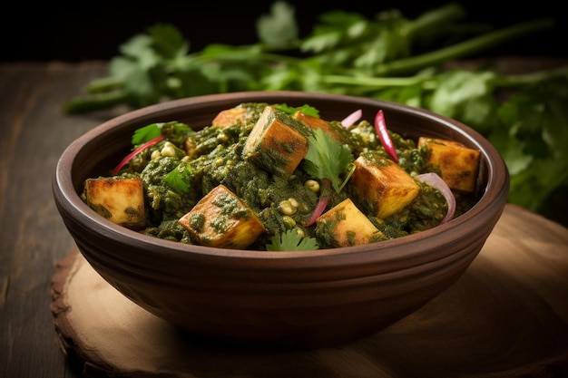 a bowl of mixed vegetables with a black background