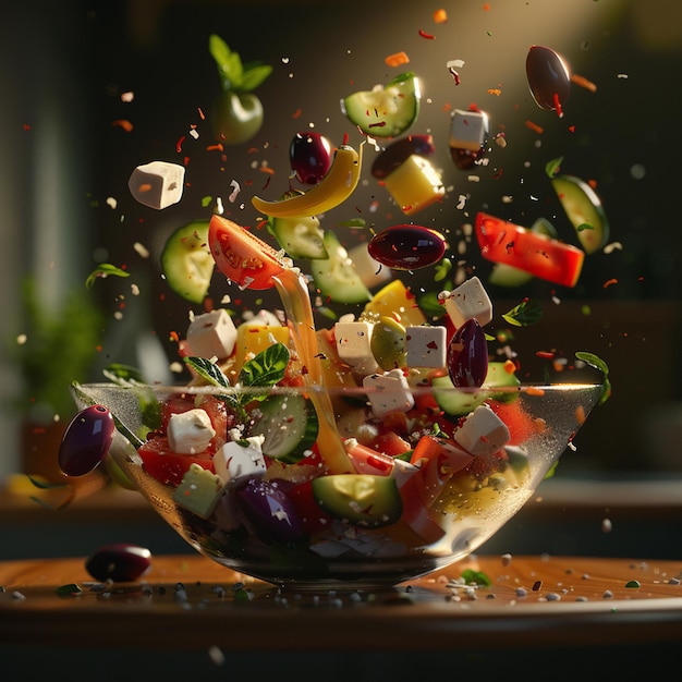 a bowl of mixed vegetables with a spoon and a spoon